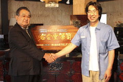 リブラ高橋社長(左)と岩谷堂タンス工房(右)